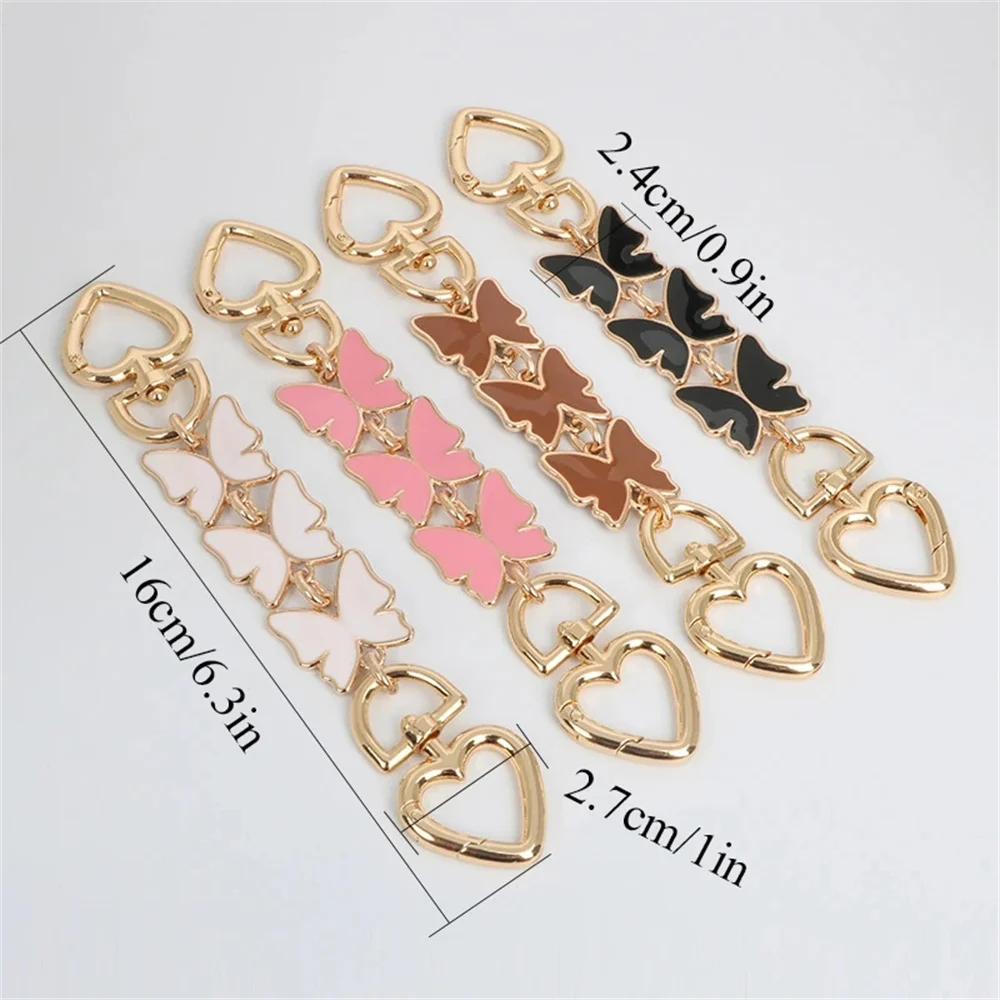 Butterfly Shape Bag Chain Strap Extender Hanging Replacement Chain For  Purse Clutch Handbag Bag Extension Chain Bag Accessories - AliExpress