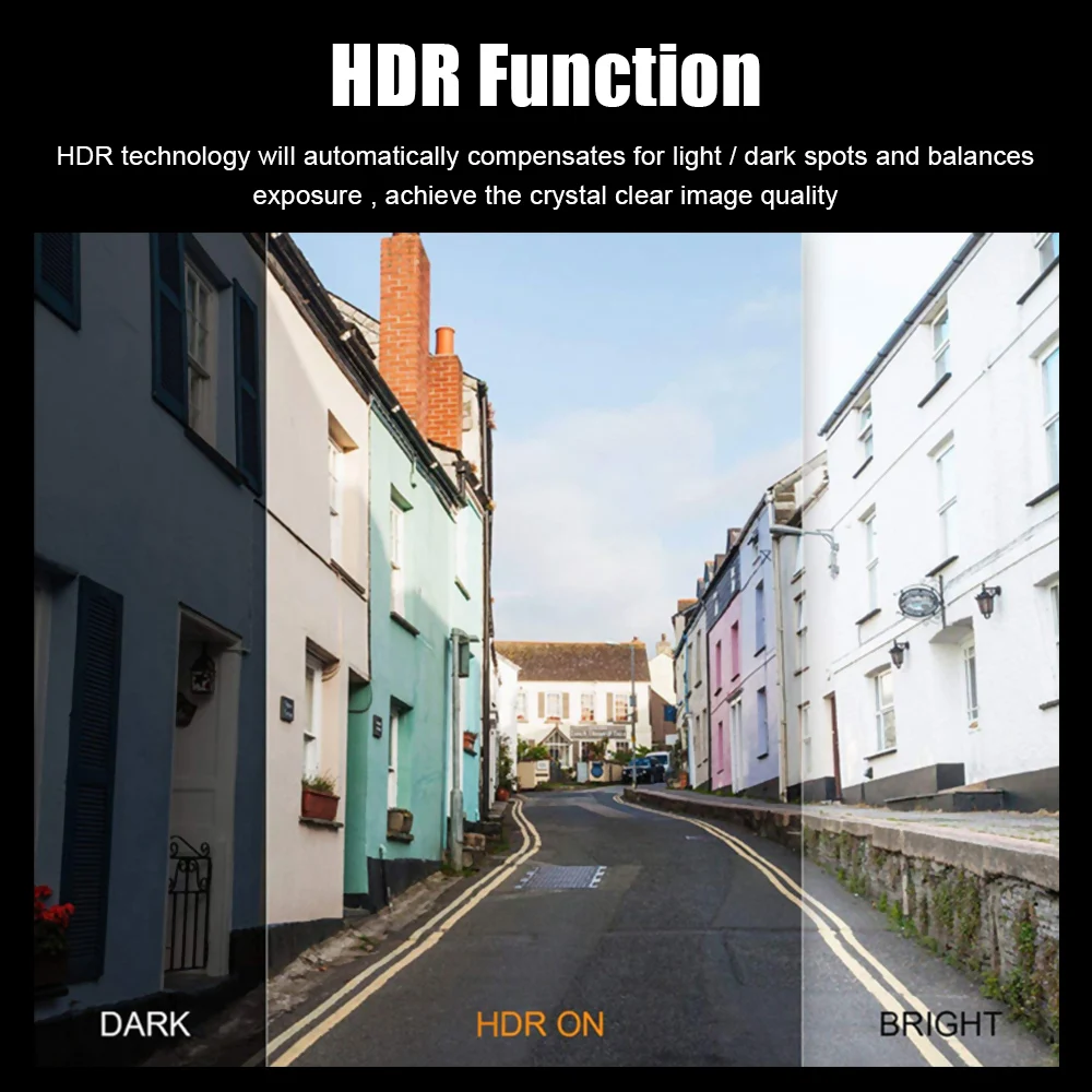 ڵ DVR ׸ Ĺ ī޶, 2   ķ,   ķ,   , HD 1080P, 3 ġ ÷, IPS ׼