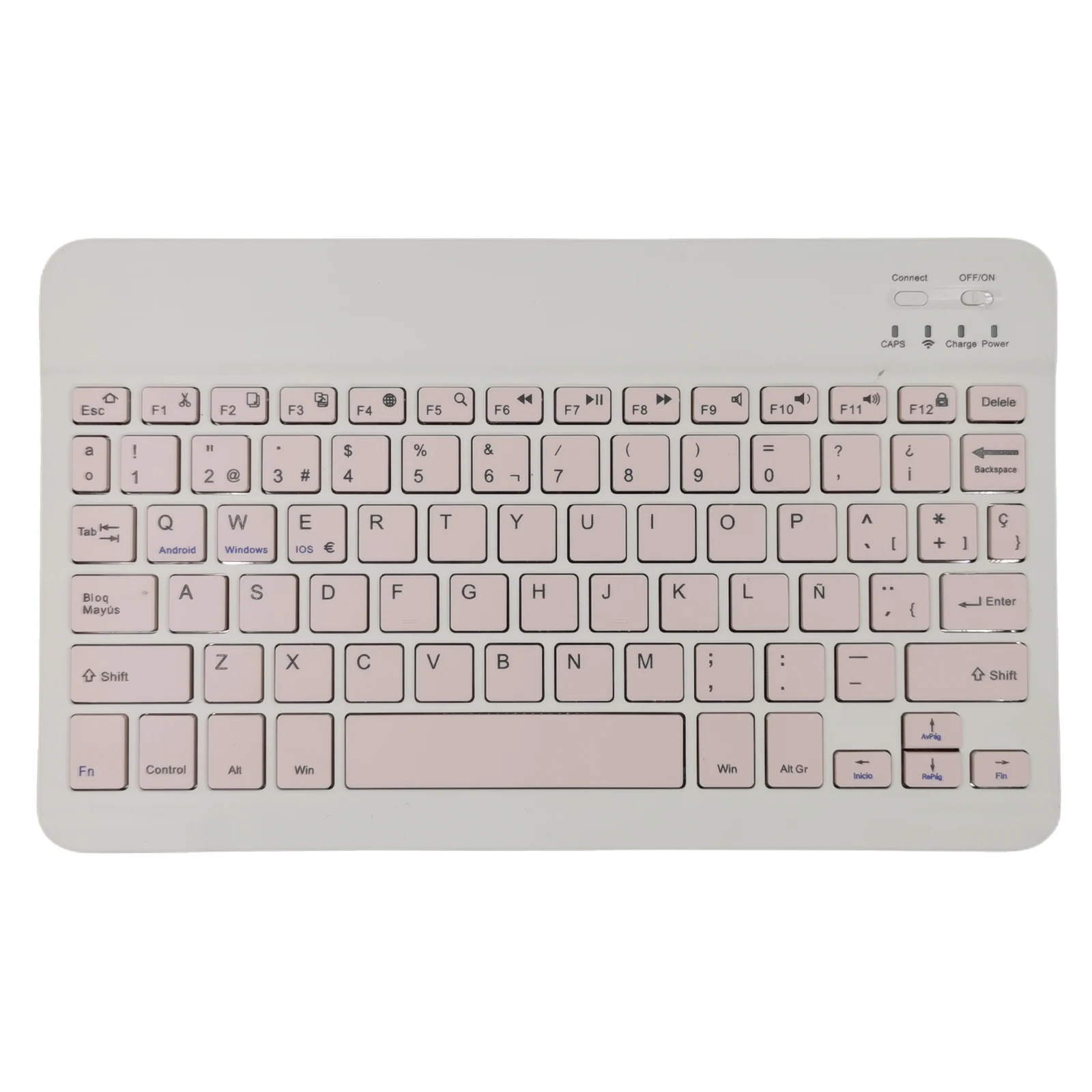 Mini Teclado Portátil sem Fio Bluetooth 10 Russo Espanhol Coreano Ipad Xiaoxin Pad Tablet Laptop Ios Telefone Android