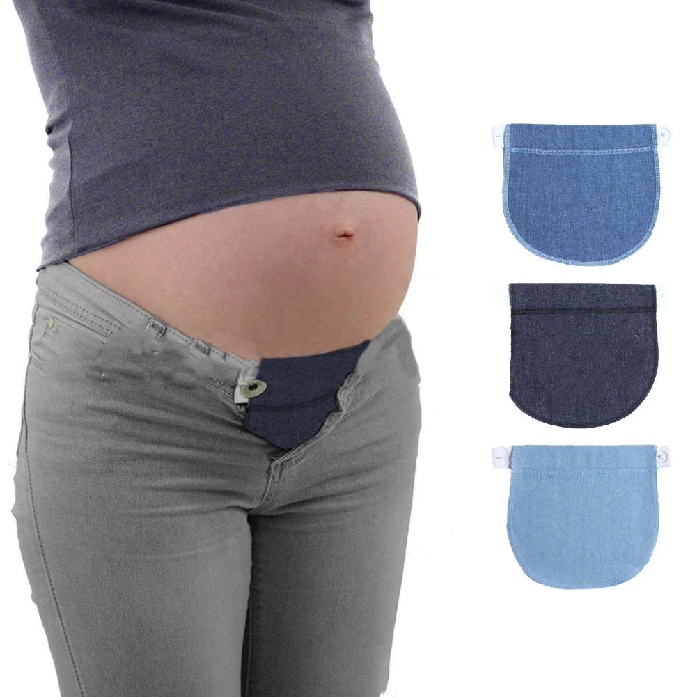 Maternity Waistband Elastic Extender Soft Pants Belt Extension