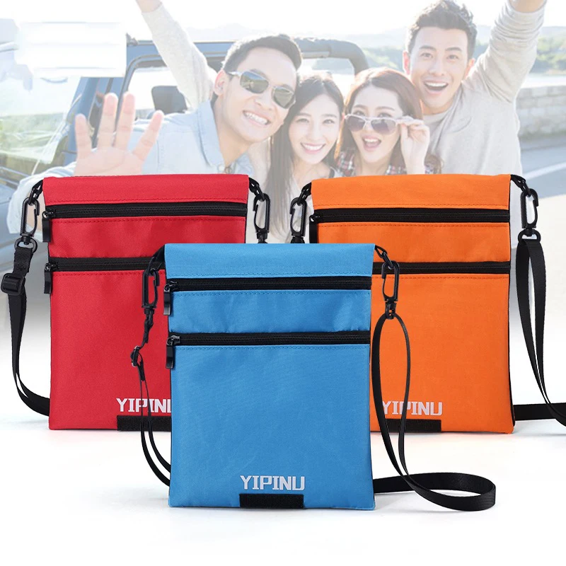 Bag Inclined Shoulder Bag One Shoulder Neck Certificates Passport Package Leisure Travel To Receive Wallet Cases 3
