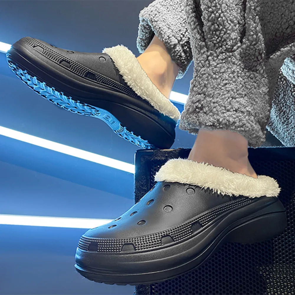 Shoe Covers 1 Pair Winter Warm For Men Women Furry Inserts Fur Insoles For Clogs Slippers DIY Detachable Home Shoes Fur Lining
