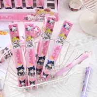36 Pcs Cartoon Sanrio Characters &Sailor Moon Hellokitty Kuromi Melody Student Stationery Whole Box Wholesale 2