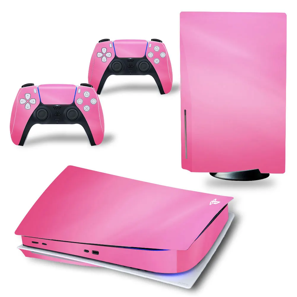 Rosa Per Ps5 Digital Skin Sticker Per Console E Controller Ps5 Per Decalcomania Adesiva Controller Gamepad Disco Ps5