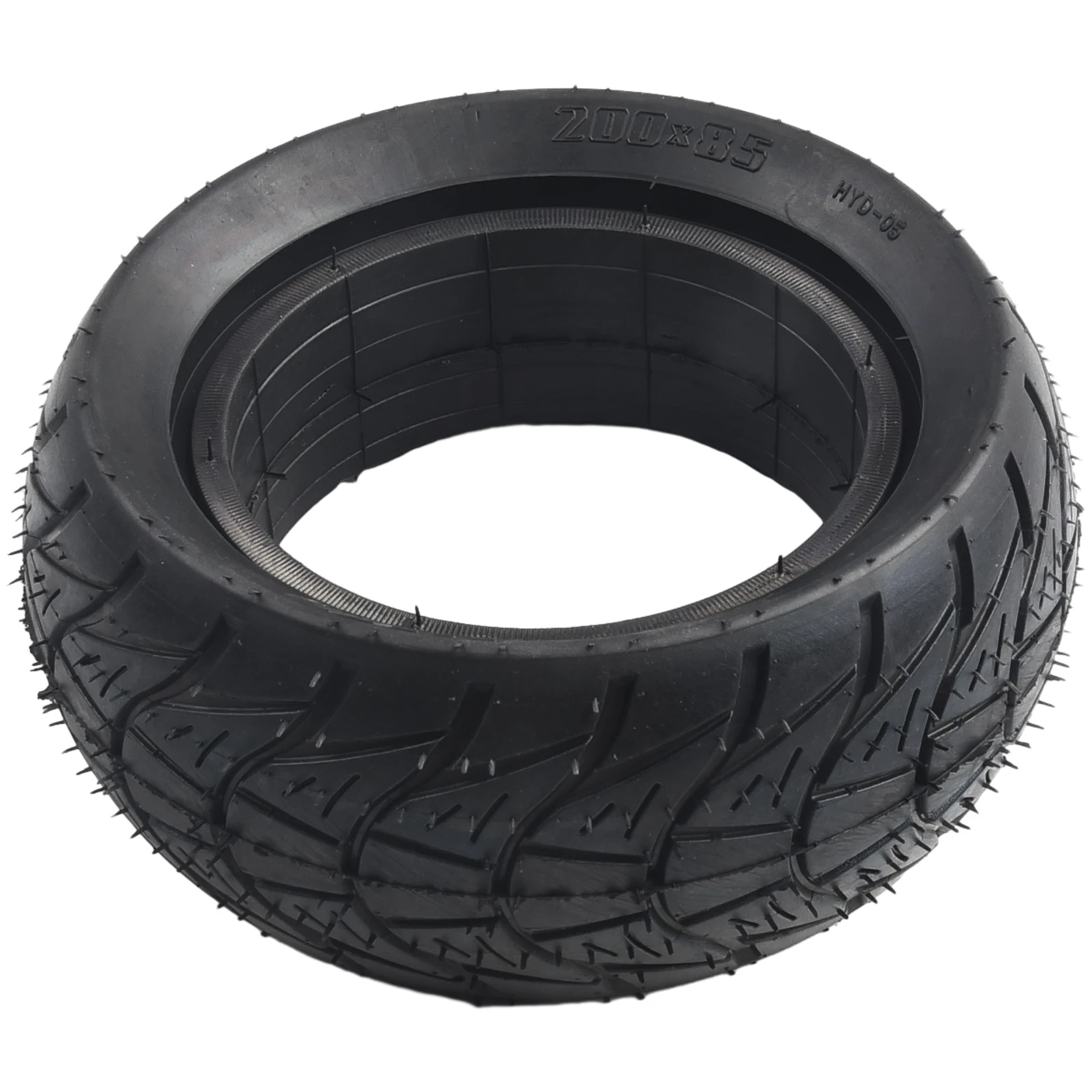 

8 Inch Solid Tire 200X85 Black Brushless Easy To Install NO Nozzle Rubber Scooter Skateboard High Performance High Quality