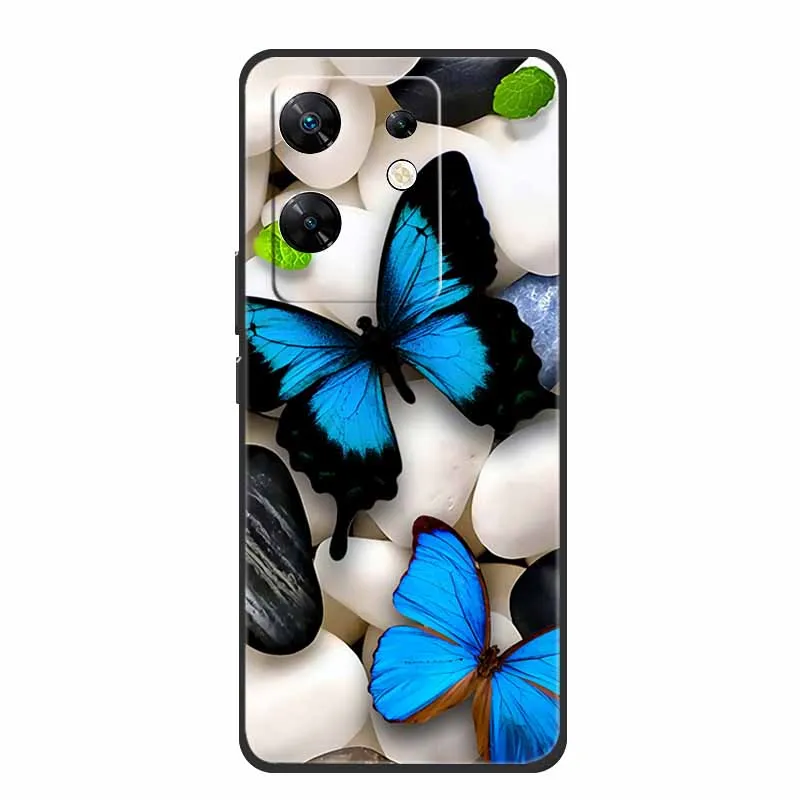 Sleek Black Silicone Shockproof Phone Case - Soft, Durable Back Cover for Enhanced Protection (6.78)