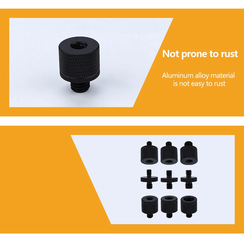 Camera Screw Mount 1/4 To M4 M5 M6 M8 M10 Inch Projector Bracket Adapter Photography Accessories For Dslr Camera Tripod Ballhead Conversion Screw