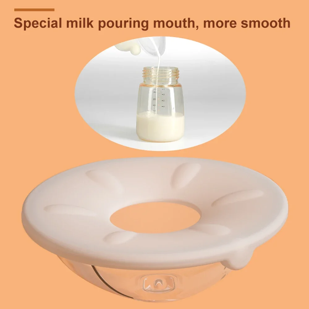 2pcs Wearable Milk Saver for Breastfeeding Manual Breastmilk Collector Silicone Breast Shell Milk Catcher 3