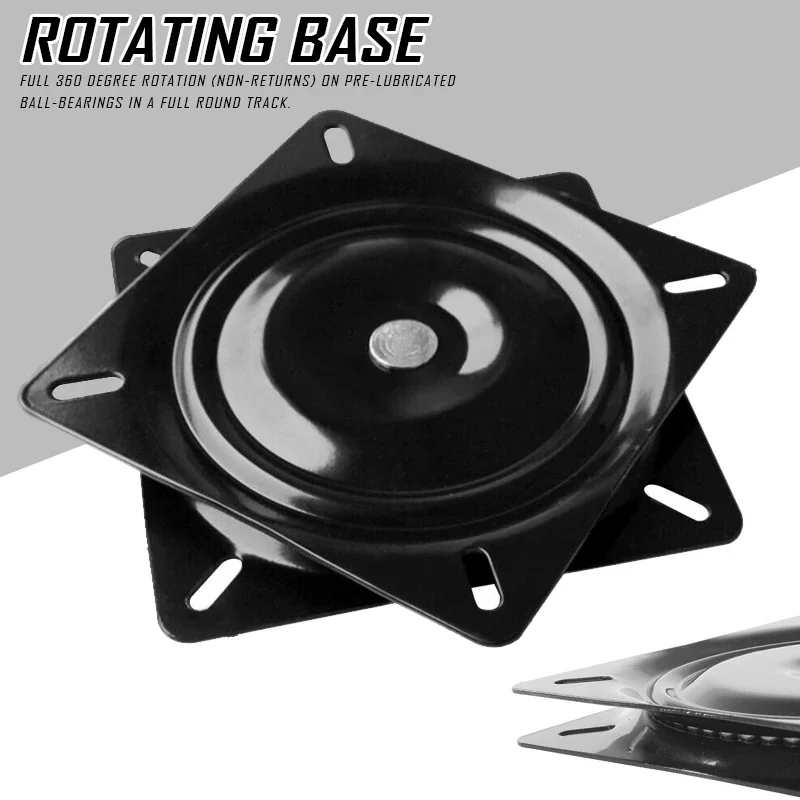 Base Giratória Placa de Montagem para Bar Stool Heavy Duty Steel 360 Degrees Rotating Seat Chair Table Aplicações Ferramentas Polegada
