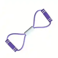 8-Shaped Elastic Band, Foam Handle Design, Suitable For Beginners To Stretch The Abdomen, Waist, Arms, Legs, Yoga, Pilates Fitness Training (3 Colors To Choose 1) - Image 2