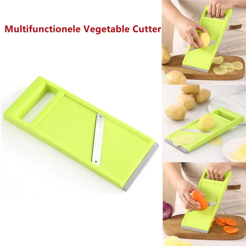 Multifunctionele Vegetable Cutter Steel Blade Mandoline Slicer Potato Peeler Carrot Cheese Grater Kitchen Accessories Tools