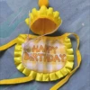 Cat Birthday Scarf Hat Set Dog Birthday Party Supplies Pet Scarf Cute Puppy Birthday Hat Scarf Decor For Small Medium Pets 2