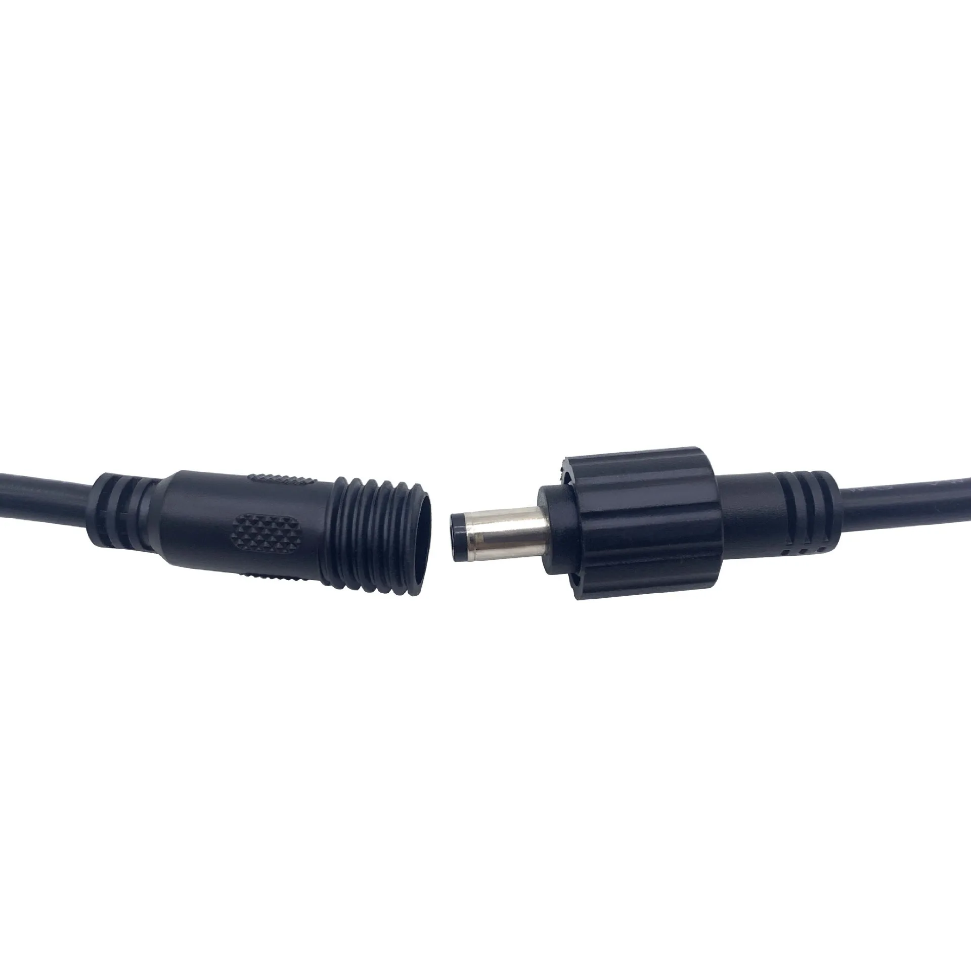 DC 5.5*2.1mm IP68 방수 18AWG 7A 남성 및 여성 커넥터 플러그 2핀 전원 어댑터 와이어 5쌍