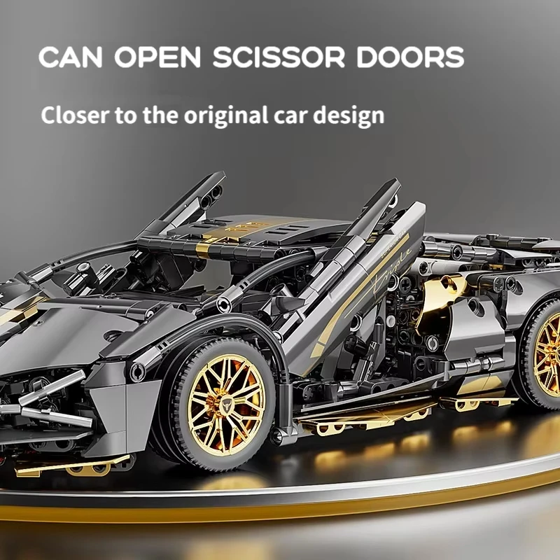1:14 Scale Sports Car Building Set 6
