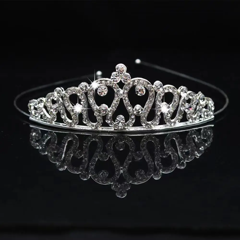 

Rhinestone Crystal Hair Crowns For Women Queen Headbands Princess Hair Accessories Bridal Headdress Wedding Tiaras Jewelry