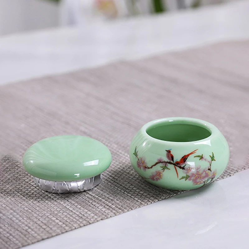 1Pc Ceramics Nail Cup with Lid Acrylic Liquid Powder Ceramic Cup Nail Art Acrylic Liquid Powder Porcelain Dappen Dish Container