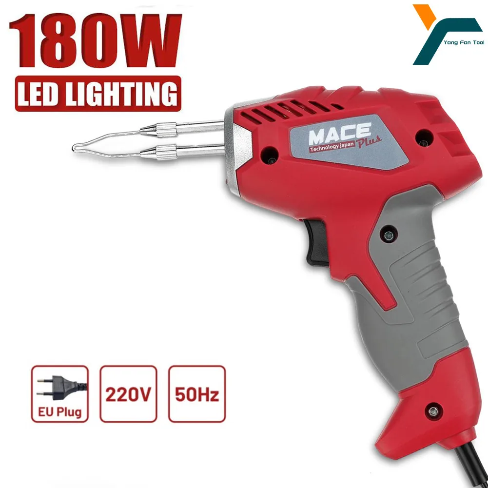 Saldatore Elettrico Termico Veloce 180W Strumento Di Riparazione Della Saldatura Ad Alta Potenza Di Livello Industriale Pistola Di Saldatura Eu Plug R