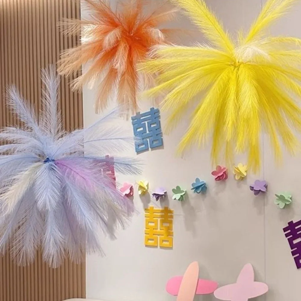 Vibrant Festival Decoration Pampas Grass Arrangement