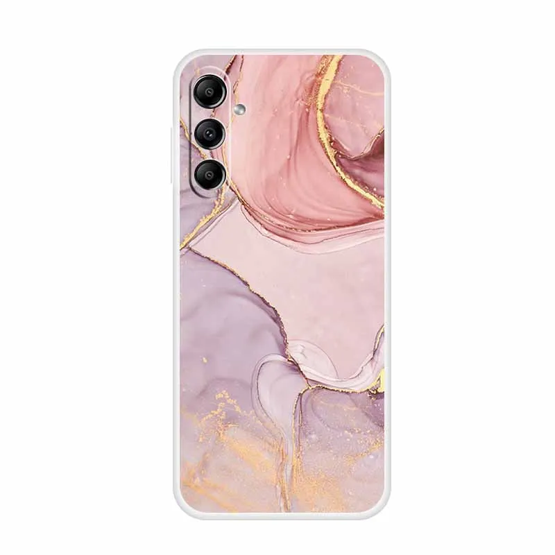 Marble Design Soft Silicone TPU Phone Case - Cartoon Print Cover
