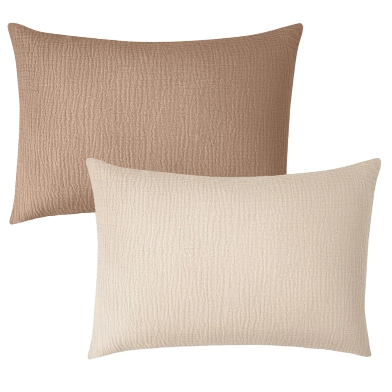 2xBreathable Pillow Case Sleeve with Envelope Designing for Baby's Skin