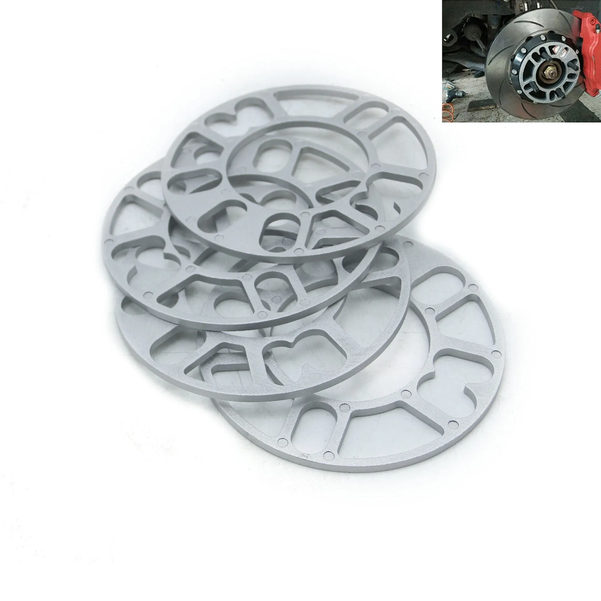 1PCS Universal Auto Car Wheel Tire Spacers Adaptor Shims Plate FIT 4x100 4x114.3 5x100 5x108 5x114.3 5x120