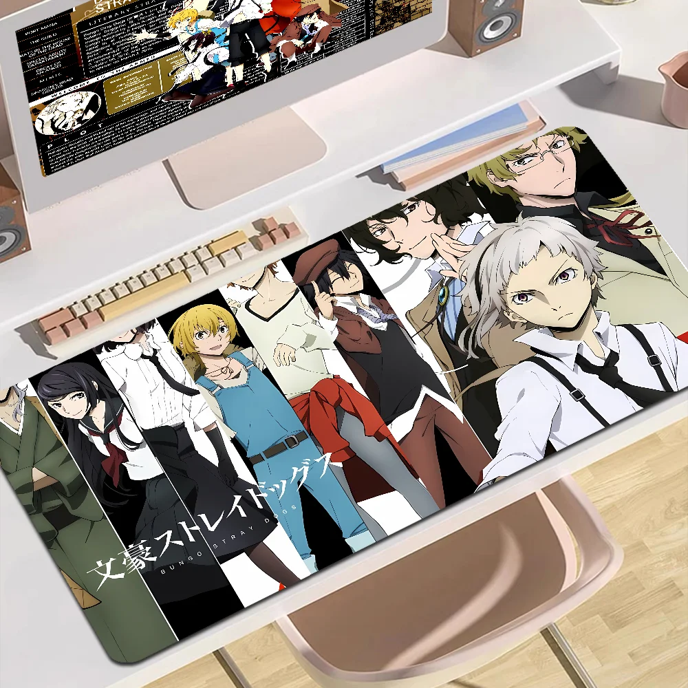Bungo Stray Dogs Anti-Slip Table Mat Student Mousepad Gamer Computer Keyboard Pad Games Pad for PC Mouse Carpet 5