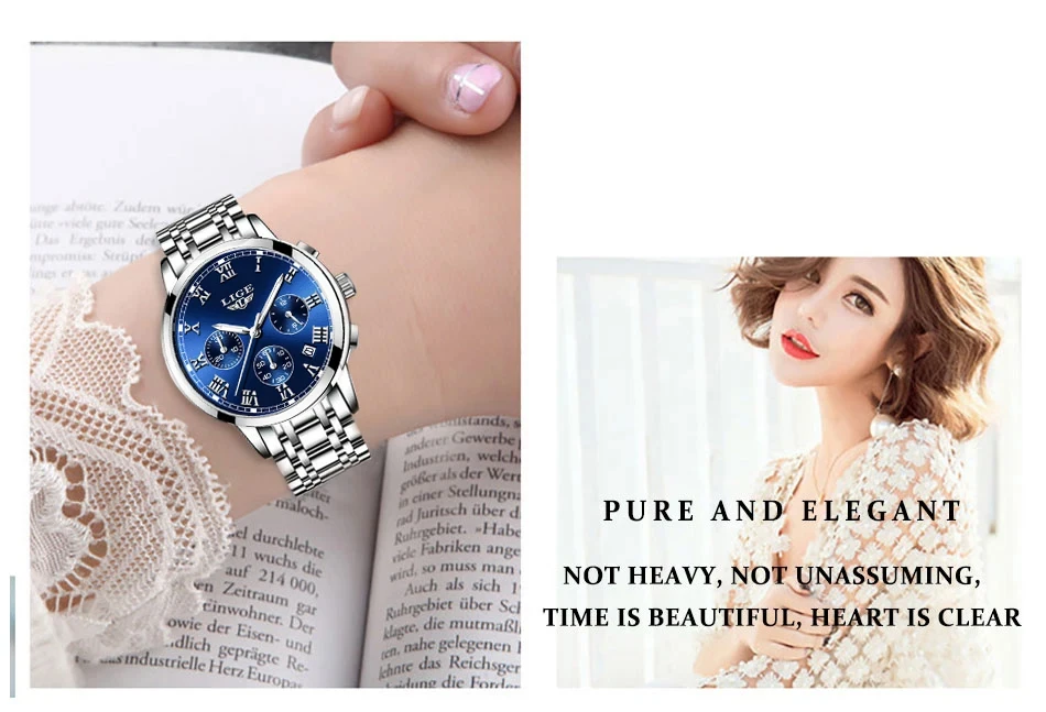 LIGE 2024 Watch - Luminous hands