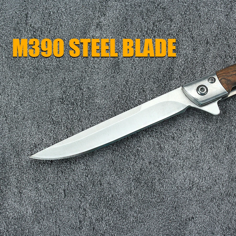 Damascus Pattern Folding Pocket Knife 3