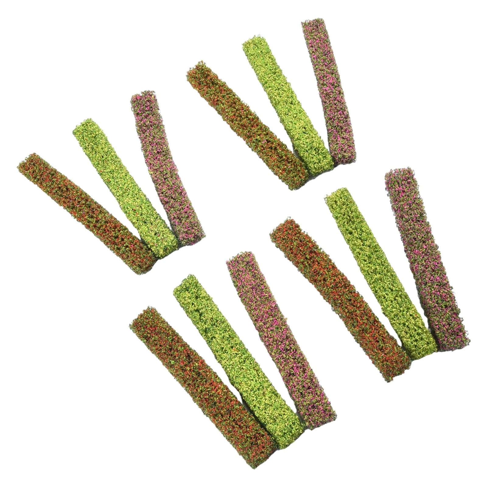 

Grass Tufts Shrub Strips DIY Miniature Sand Table Model Simulation Static 12pcs Architectural Building Brand New