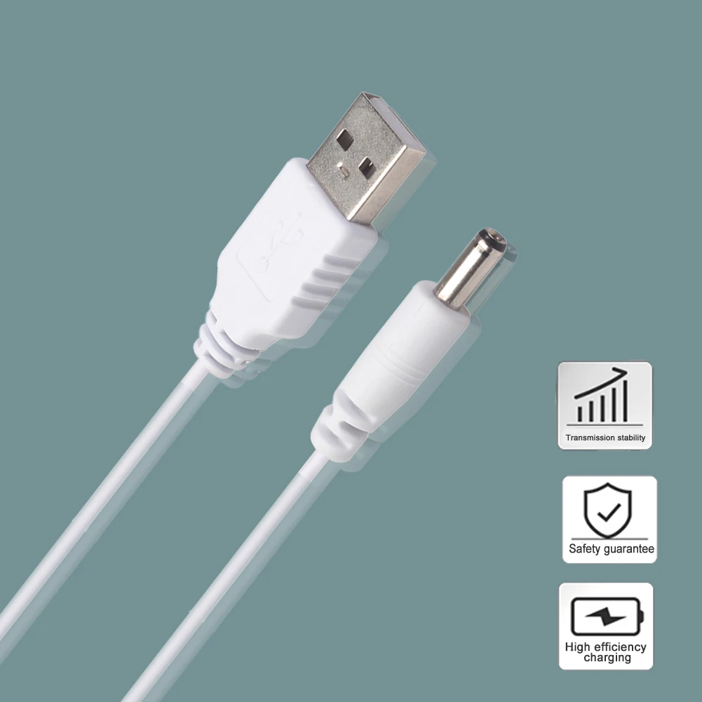 Charging Cable USB Charging Cable USB to DC 3.5mm Power Cable USB Type A Male 3.5mm DC Barrel Jack Charging Cord