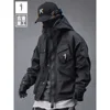 11 BYBB'S DARK 2025 New Tactical Jackets Windbreaker Mens Cargo Function Hooded Jacket Coats Outwear Techwear Streetwear 1
