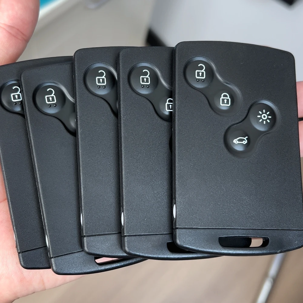 Car Remote Key Car Key SUPERKEY For 2009-2015 Renault Megane III Fluence Laguna III Scenic 2010 Smart Card 433MHz PCF7952A Hands Free Keyless