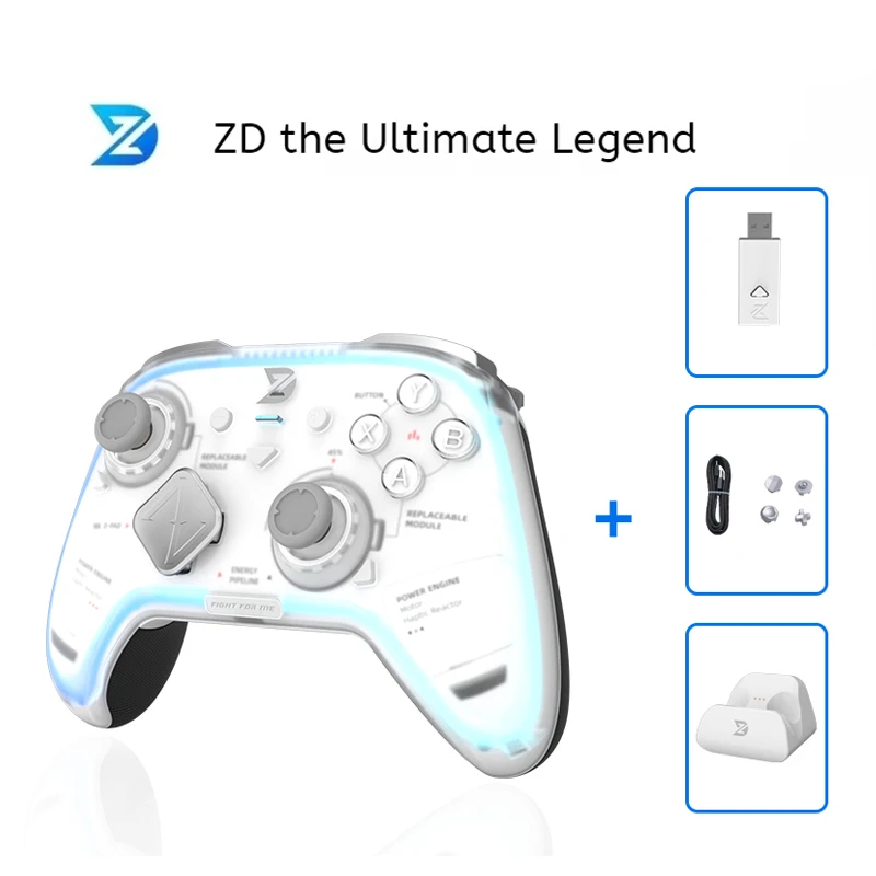 Zd Ultimate Legend Game Controller Elite Modular Sensory Rgb Switch Phone Blueto