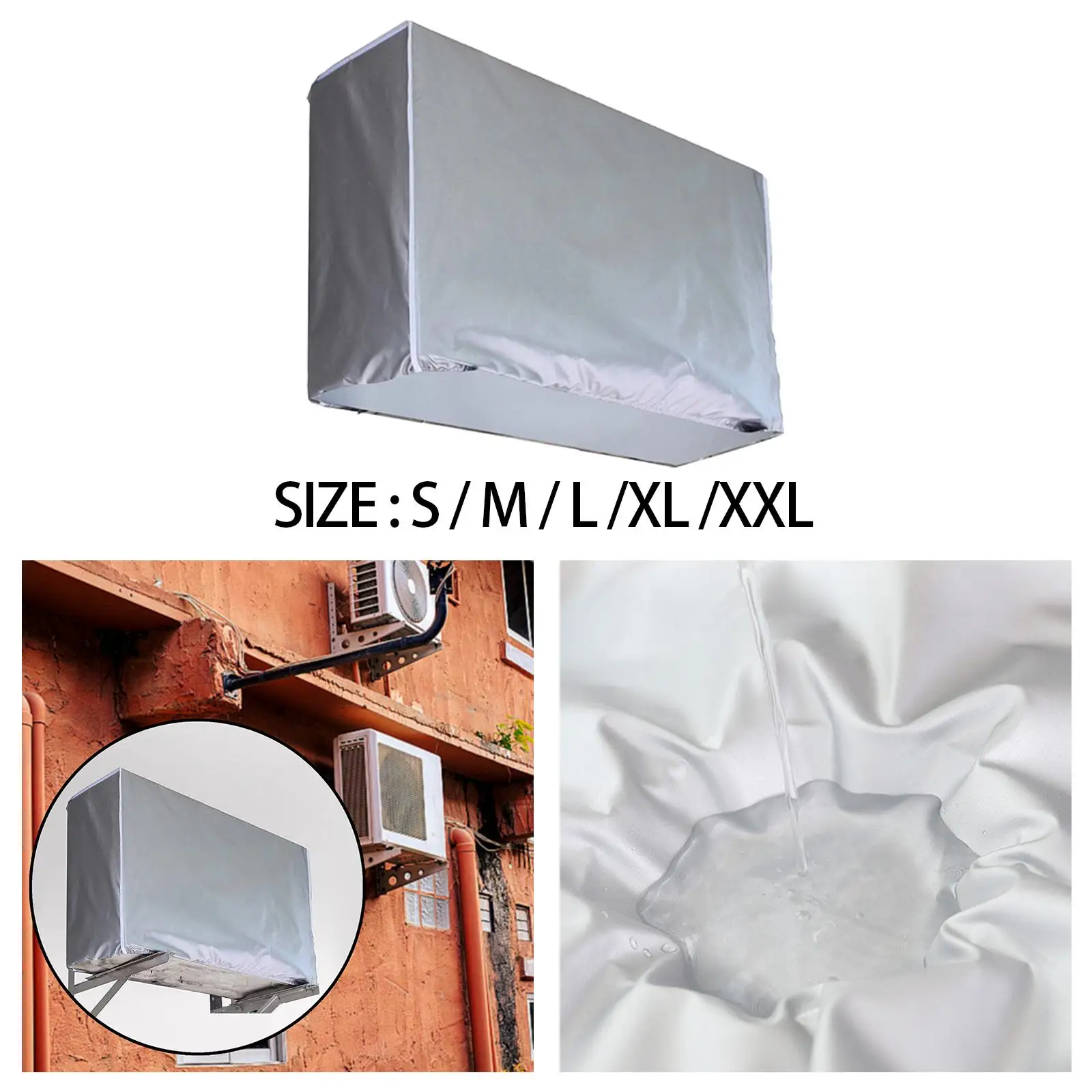 Durable Outdoor Air Conditioner Protective Cover, Easy-Install