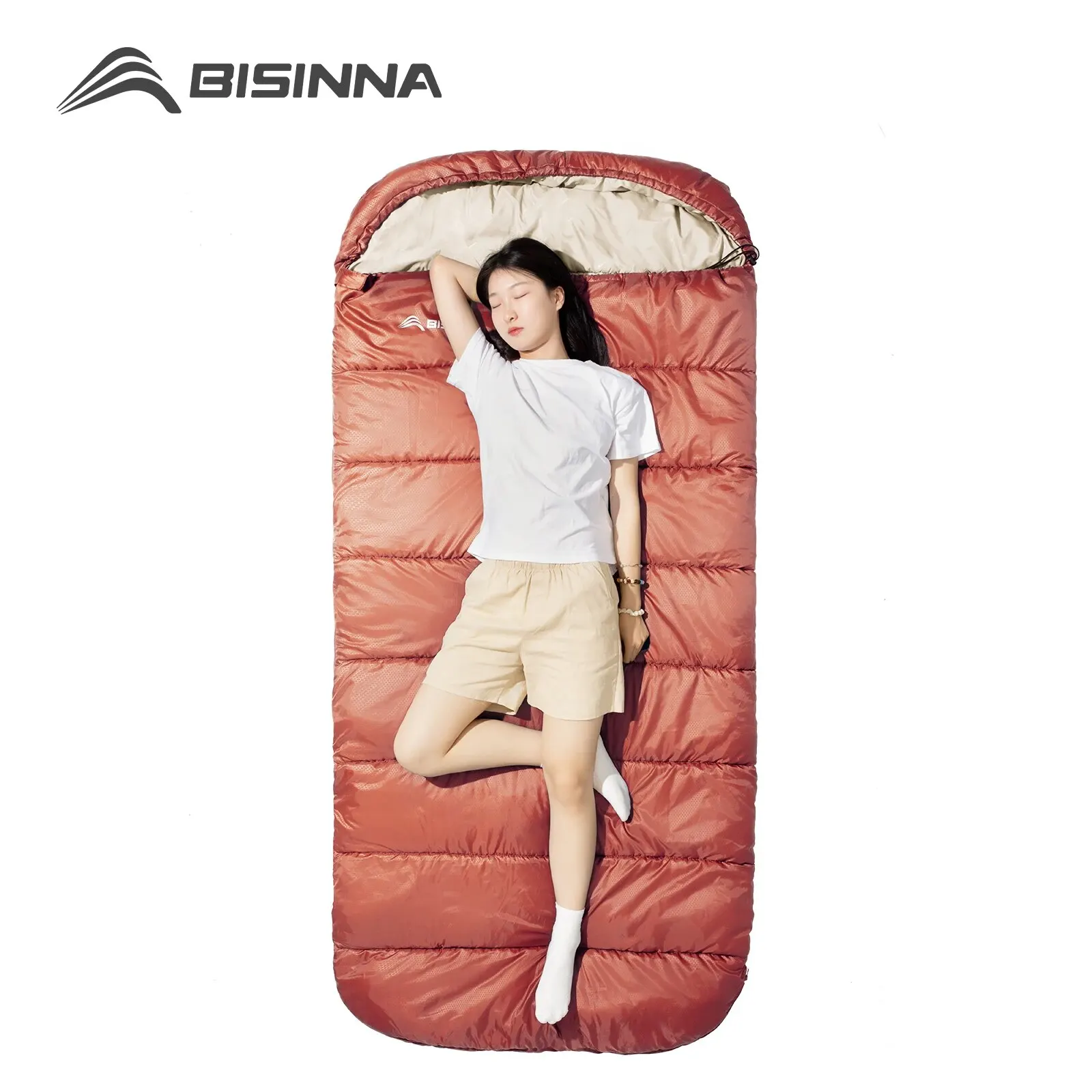 BISINNA SL018 Large 3 Season Sleeping Bag Lightweight Adult