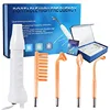 High Frequency Electrode Wand With 4 PCS Neon Electrotherapy Glass Tube Acne Spot Remover Beauty Face Machine Therapy Face Wand 2