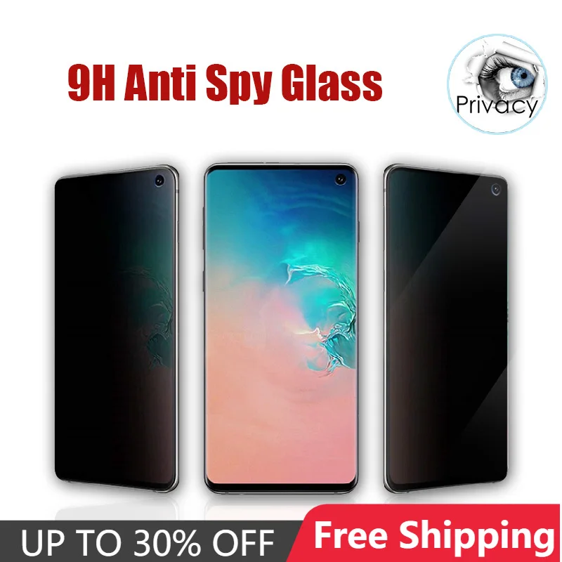

Privacy Protector for Galaxy S20 FE 5G S10 Lite F41 9H Hardness Toughed Glass for Samsung A51 A71 A50 A70 A6 A8 Plus A7 A9 2018
