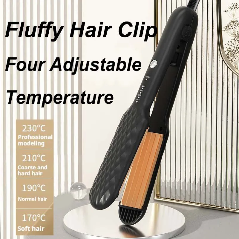 Electric Splint Four Speed Temperature Control Straightener Clip Hair Straightener Corn Beard Clip Perm Hair Magic Pad Root