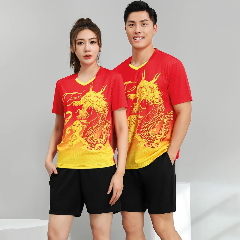 Men Women T Shirt Tennis , Badminton Shirts Polo Women Men Tennis jerseys,PingPong Kit Sportswear Golf Elastic Clothes