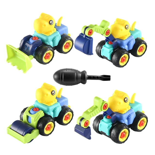 Children Disassembly Construction Engineering Car Toy Building Toys Truck Dinosaur Disassembly Car Birthday Gifts for Boys JAN88 3