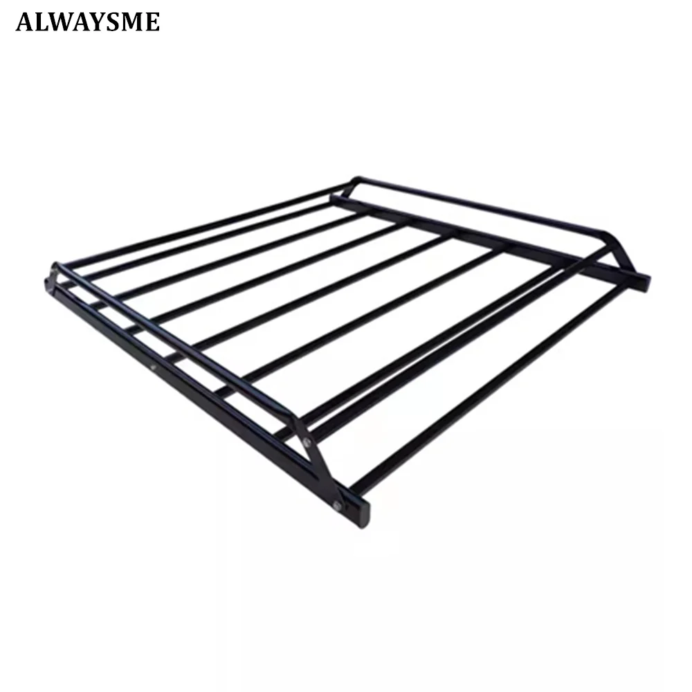 COSTWAY Portaequipajes de Coche Vehículo Metal Universal Portaequipajes Techo de Automóvil para Transporte Color Negro COSTWAY Portaequipajes de Coche Vehículo Metal Universal Portaequipajes Techo de Automóvil para Transporte Color Negro