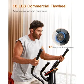 Niceday Elliptical Machine, Elliptical Exercise Machine for Home with Hyper-Quiet Magnetic Driving System 5