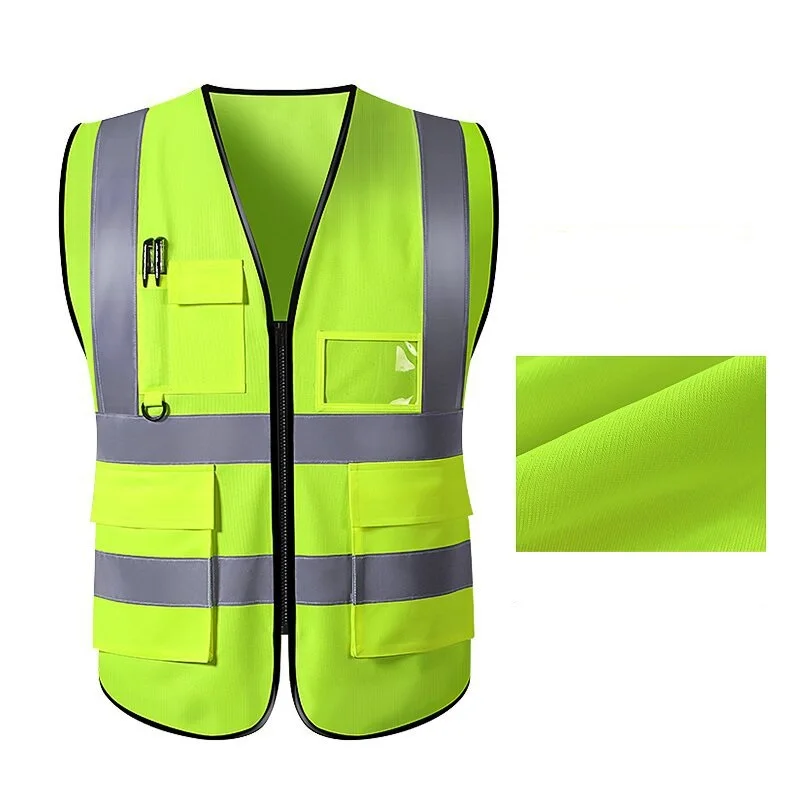 Reflective Safety Vest High Visibility XXXL Motorcycle Jacket Police For Men Woman