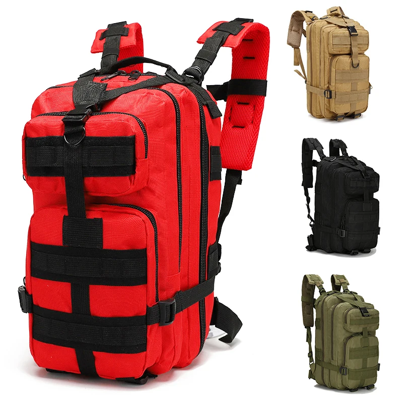 Classic Tactical Backpack Travel Sports Camouflage Bag Fishing Hiking Nylon 3P Pack Bag Outdoor Climbing Hunting Rucksack
