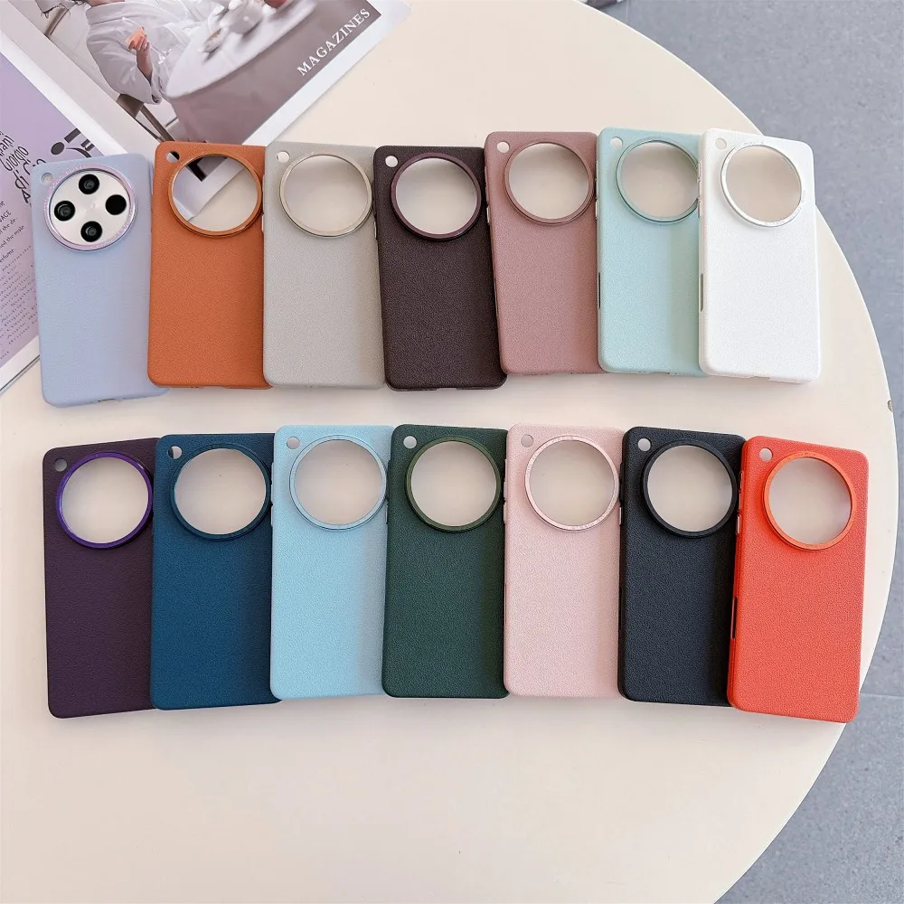Lichee Pattern Matte Protective Back Cover - Full Cover Phone Shell