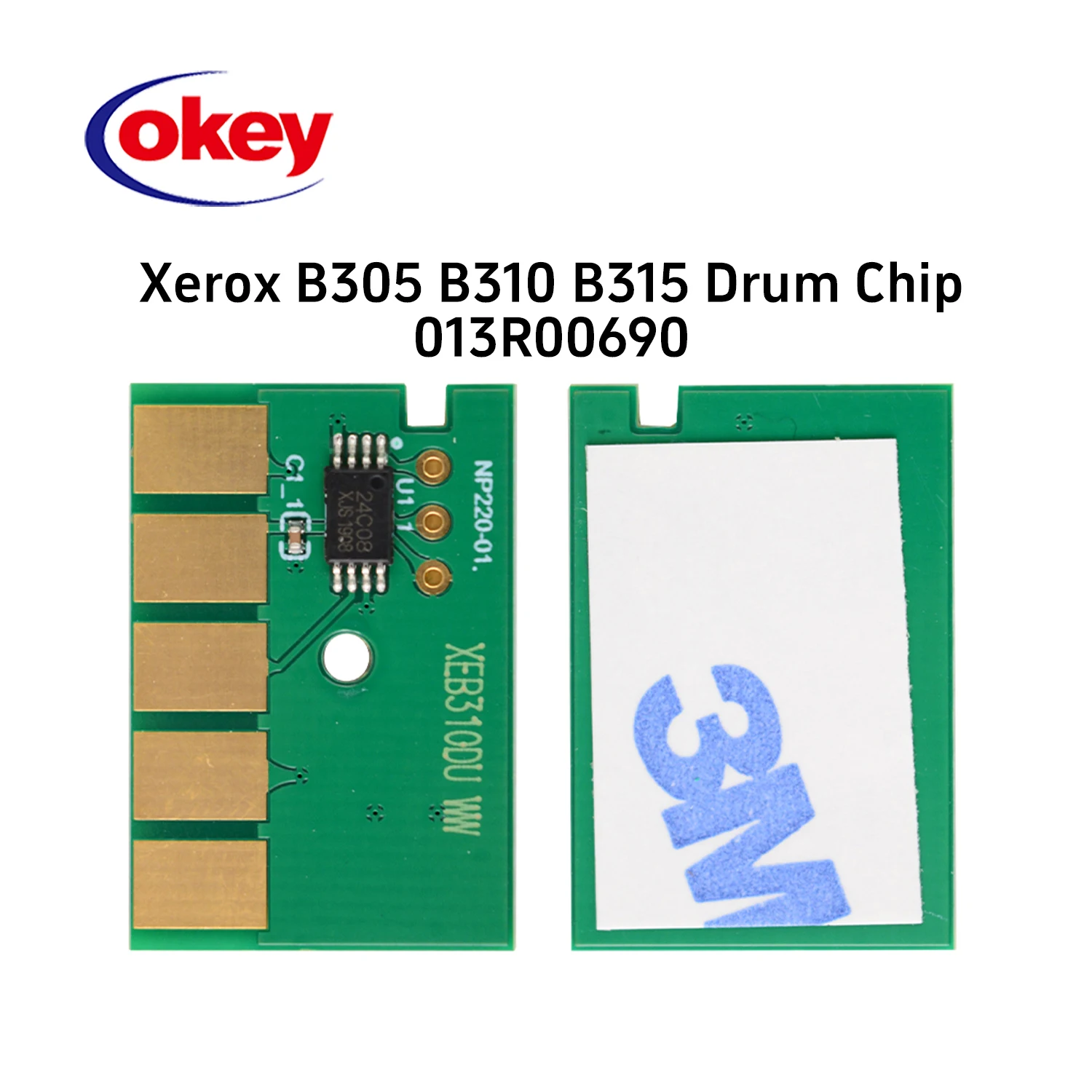 Cartridge Chip Toner Chip Toner Cartridge Chip 1pcs B310 B315 006R04376 006R04377 006R04378 Toner Cartridge Chip Compatible for Xerox B305 Toner reset chip 013R00690 Drum Chip