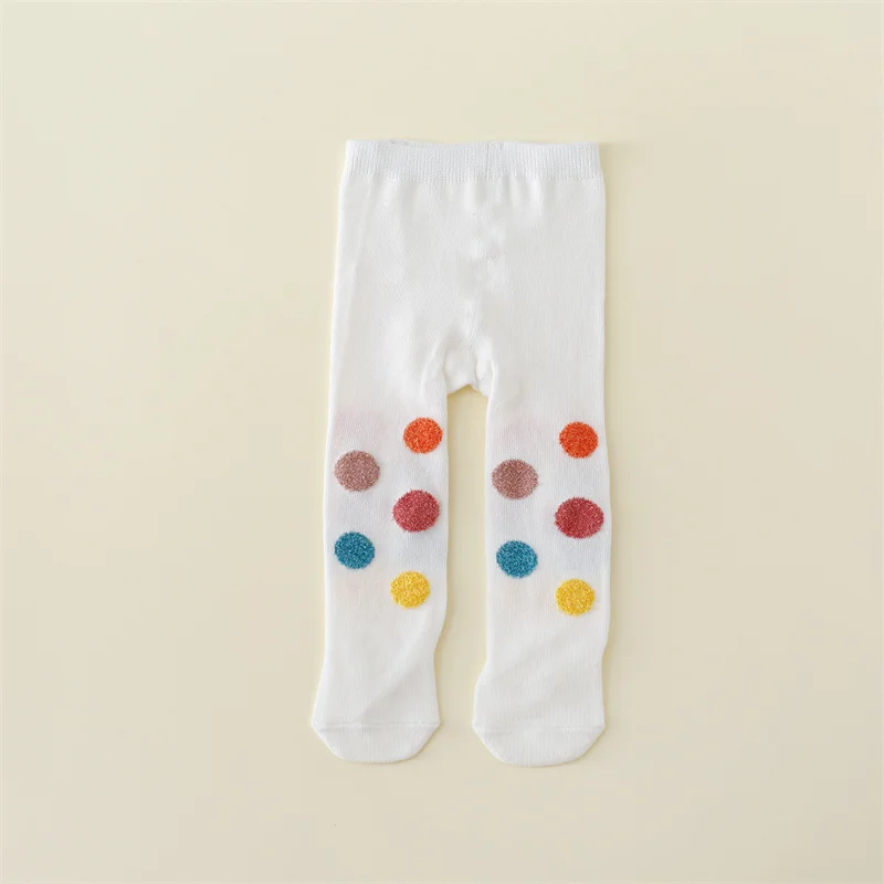 Girls Pantyhose Knit Tights 0-24M For Infant Baby Girls