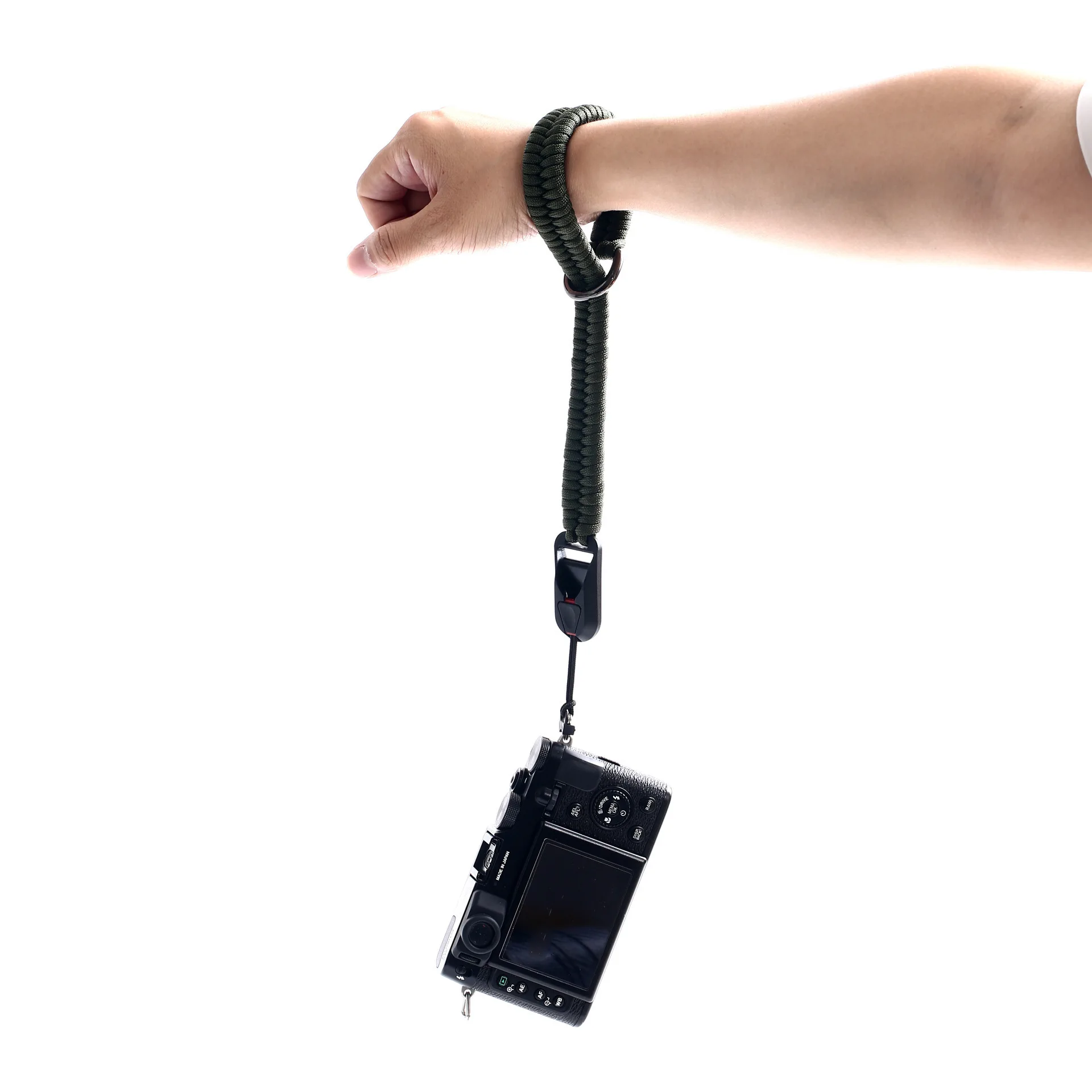 카메라 스트랩 카메라 스트랩 손목 그립 파라코드  펜탁스 손목 DSLR 카메라 로프 H3CA용 땋은 손목 밴드