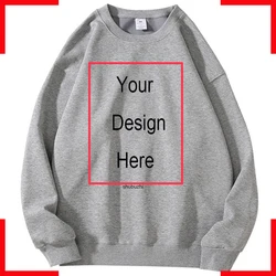 Men's Custom Cotton Hoodie with Personalized Text - XXXL (GRAY)