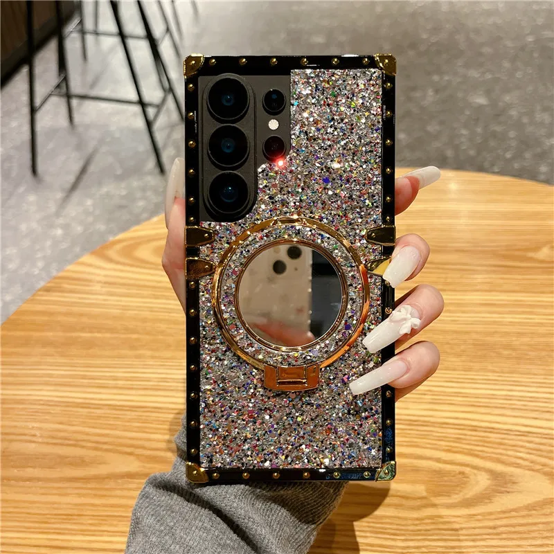 Luxury Glitter Mirror Phone Case For Samsung Galaxy Mobile_voghion.com